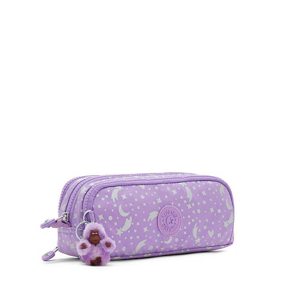 Kipling Gitroy Printed Pencil Case Táska Lila | HU 1910SG